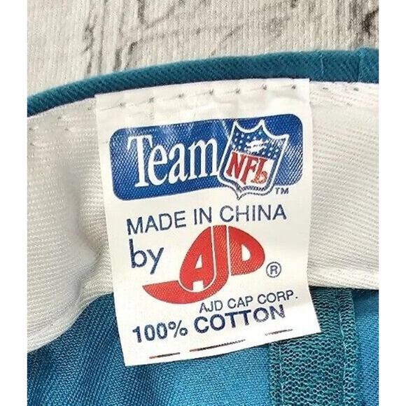 Vintage Miami Dolphins Snapback Hat Cap Team NFL AJD Adjustable - Picture 11 of 12